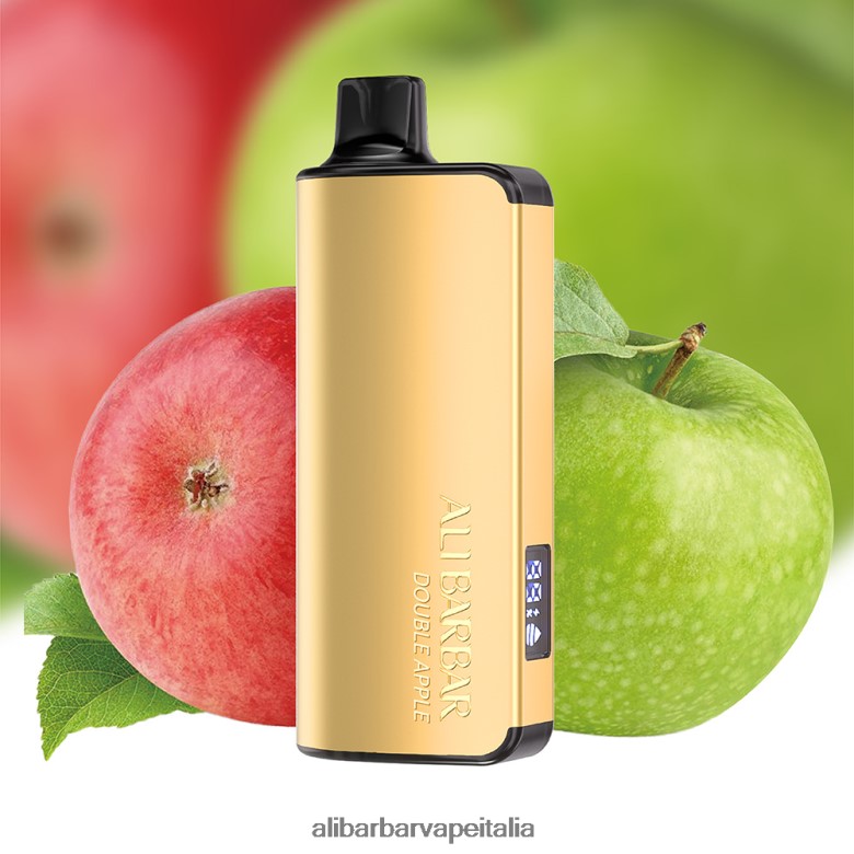 Alibarbar Vape Flavours - Alibarbar Ingot 9000 vaporizzatore usa e getta JBVJJP28 doppia mela