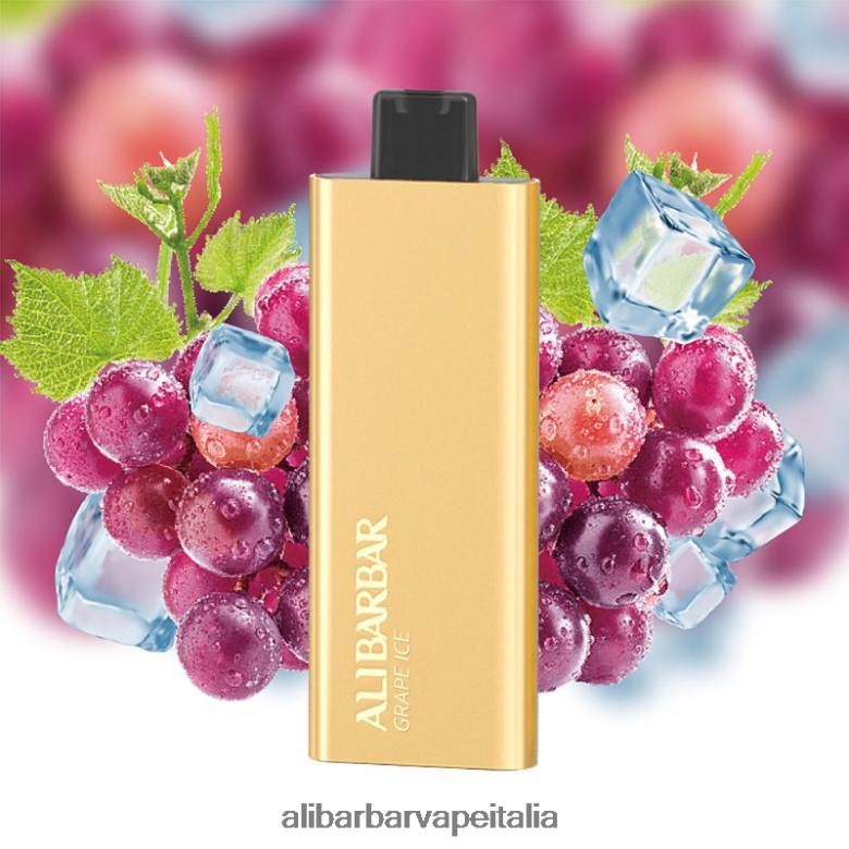 Alibarbar Vape Italia - Alibarbar Pandora 7000 vaporizzatore usa e getta JBVJJP56 ghiaccio d'uva