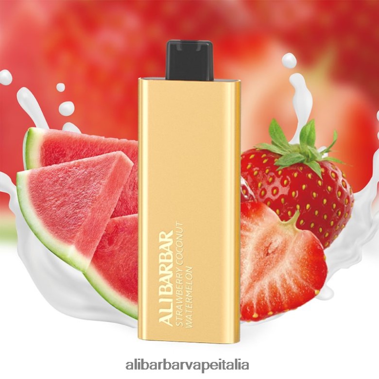 Alibarbar Vape Italia - Alibarbar Pandora 7000 vaporizzatore usa e getta JBVJJP62 anguria alla fragola e cocco