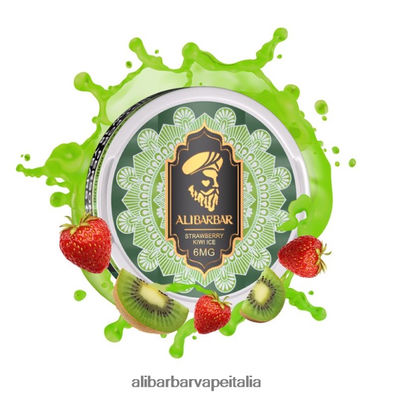 Alibarbar Nicotine Content - Alibarbar buste di nicotina JBVJJP91 ghiaccio alla fragola e kiwi