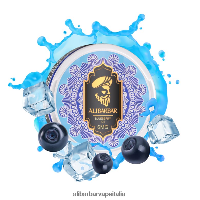 Alibarbar Vape Italia - Alibarbar buste di nicotina JBVJJP80 lampone acido al mirtillo