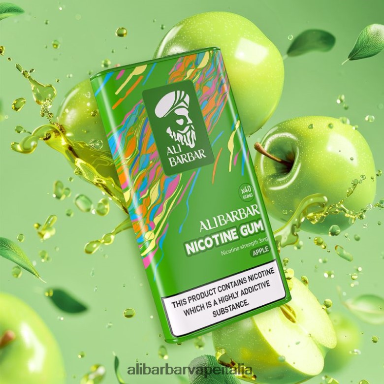 Alibarbar Vape Italia - Alibarbar gomma alla nicotina JBVJJP98 mela